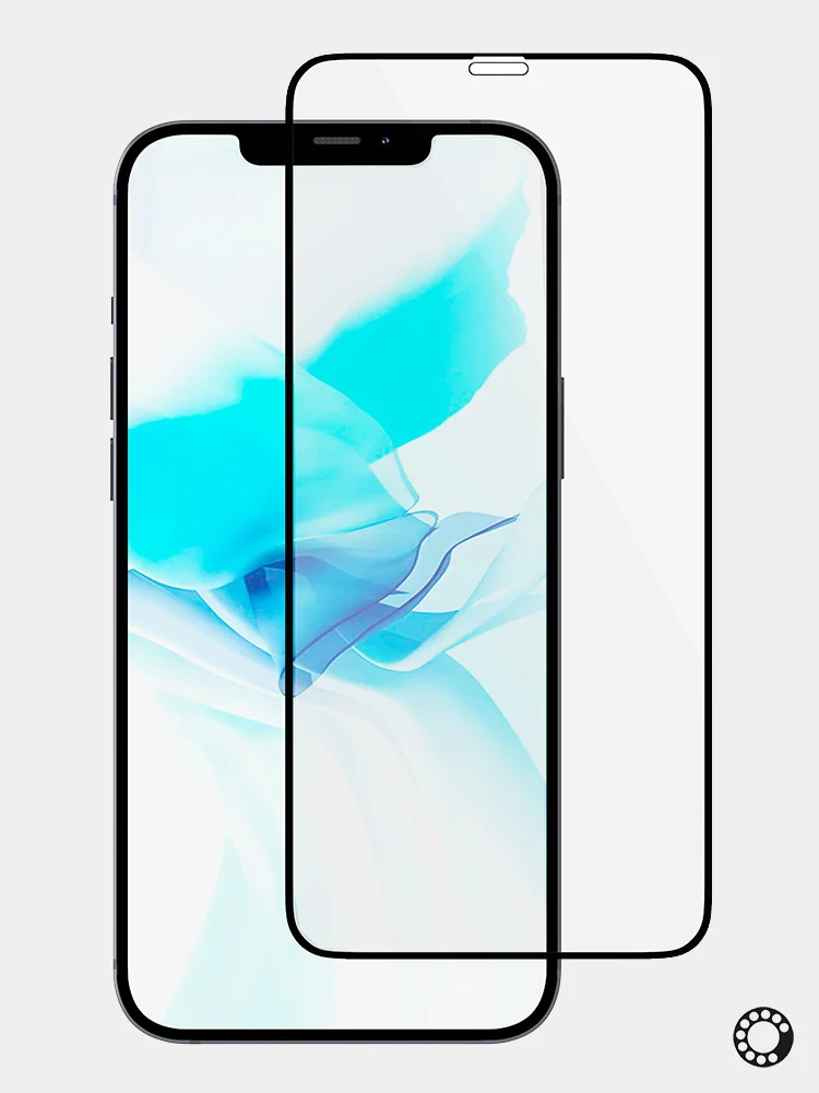 Защитное стекло на iPhone 12 Pro / 12 в упаковке с салфетками