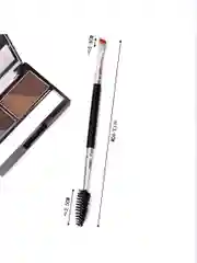 Кисть для макияжа и бровей двусторонняя