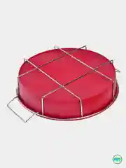 Багровый форма для выпечки круглая на подставке силикон, 24 x 5 см