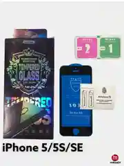 Защитное стекло iPhone 5 5S SE черный