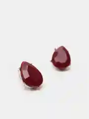 Багровый серьги