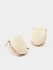 Серый серьги