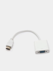 Переходник адаптер HDMI на VGA для подключения компьютера, монитора и видеокарты
