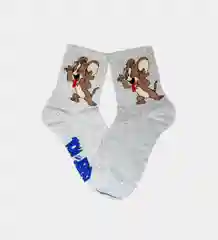Серый носки "Том и Джерри"          Средние