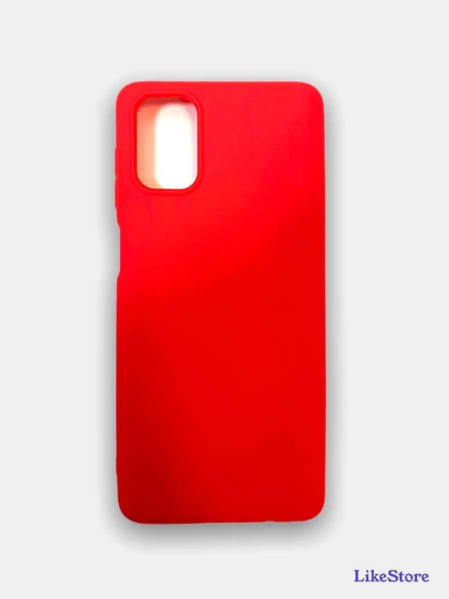 Красный чехол для Samsung M51. Slim, силиконовый