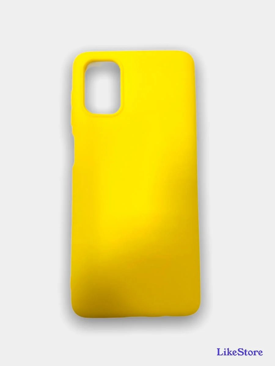 Желтый чехол для Samsung M51. Slim, силиконовый