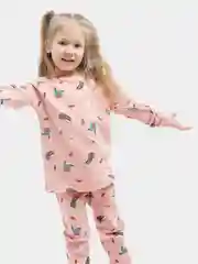 Розовый детский костюм