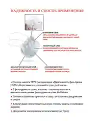 Респиратор-маска защитная FFP2 NR D, немедицинская