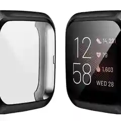 Черный защитный чехол для Fitbit Versa / Versa 2