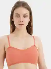 Коралловый топ спортивный