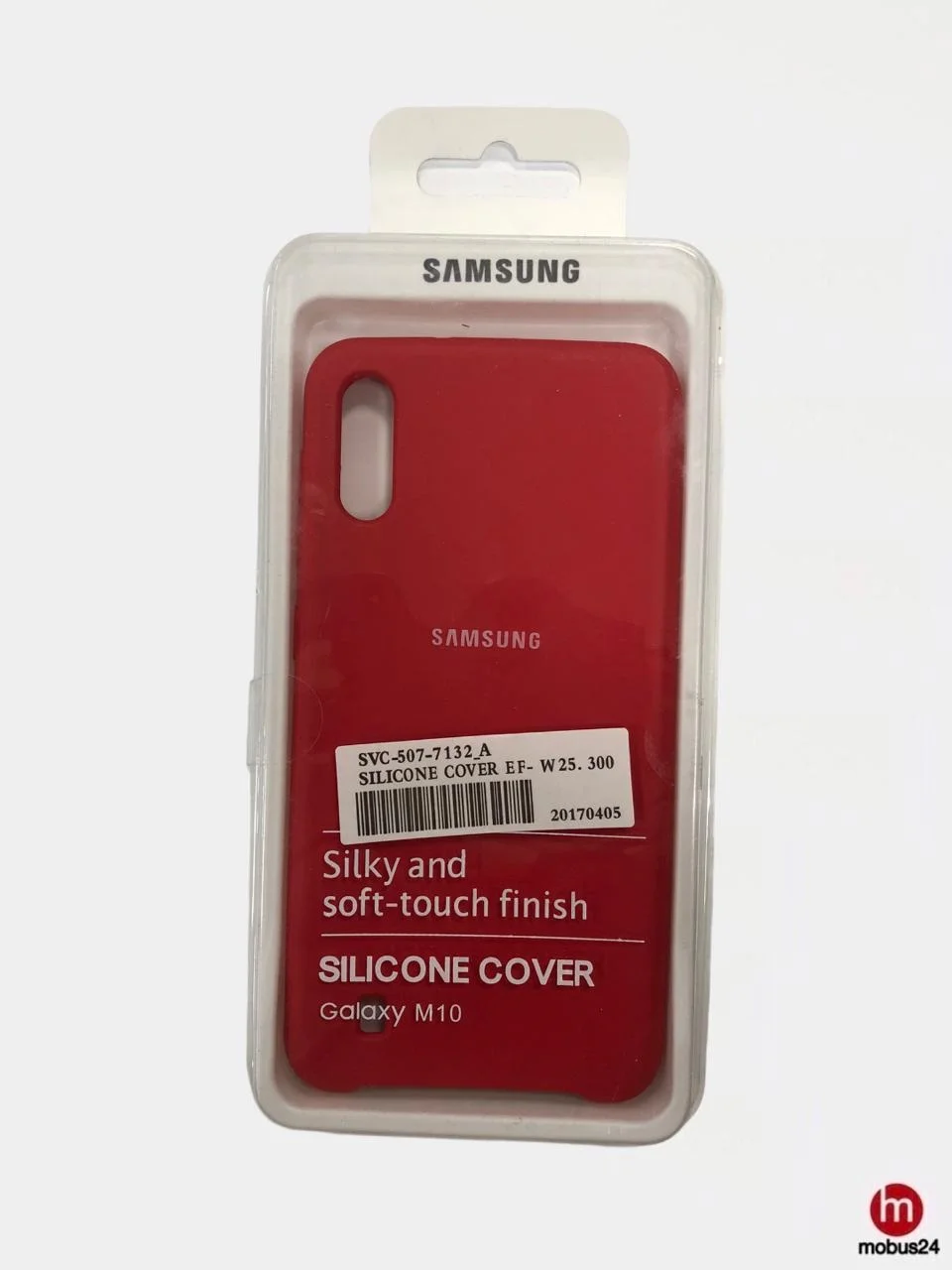 Красный чехол Silicone Case Samsung M10 A10