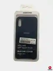 Синий меланж чехол Silicone Case Samsung M10 A10