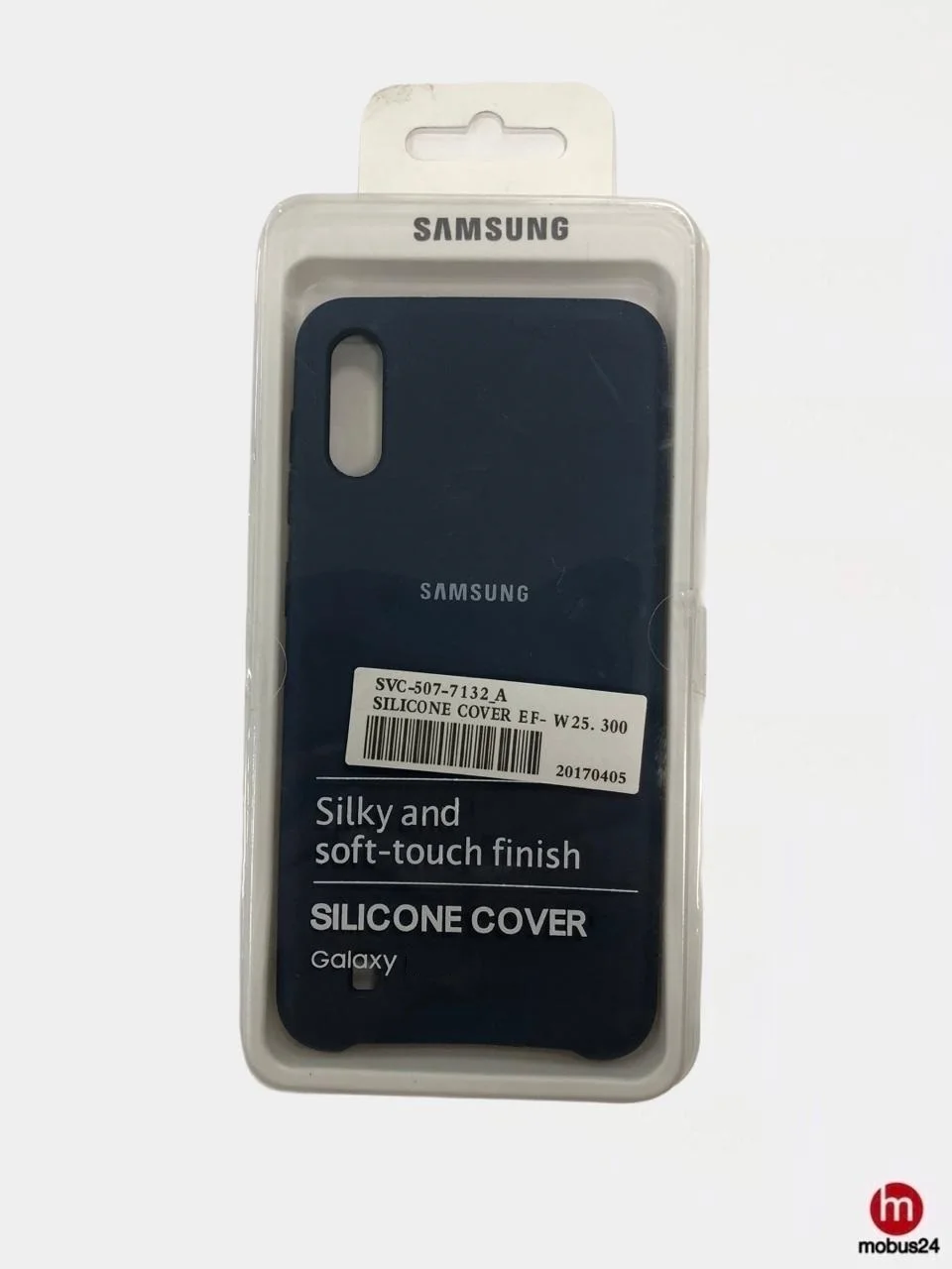 Синий меланж чехол Silicon cover для Samsung M30