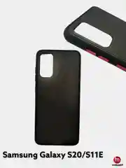 Силиконовый матовый чехол Samsung S20 S11E