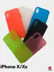 Лайм матовый силиконовый чехол iPhone X, XS