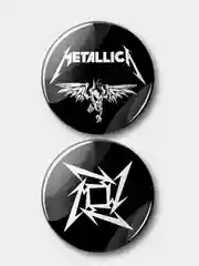 Значок "Metallica", 37 мм