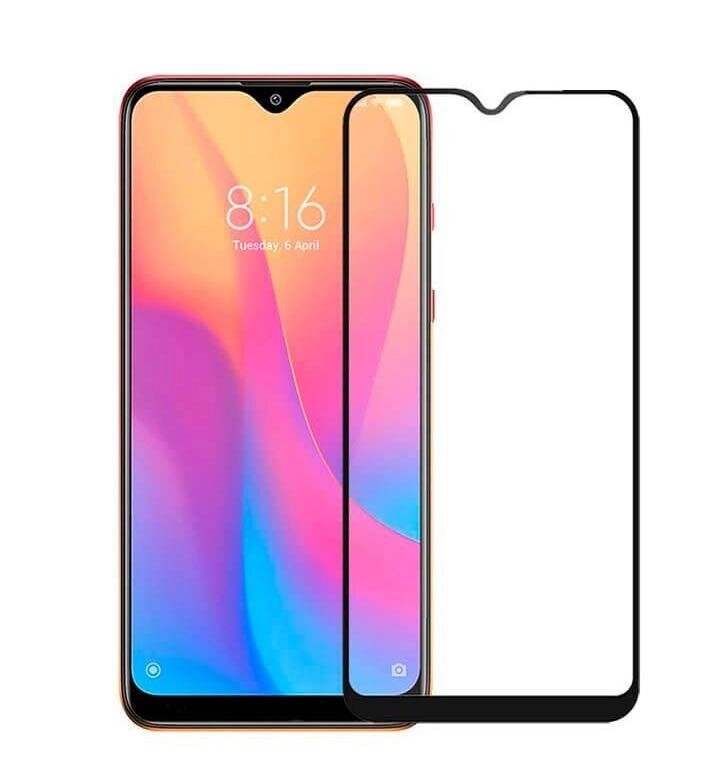 Защитное стекло для Xiaomi Redmi Note 9/Redmi 10X/10X Pro, силиконовые края