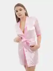Розовый эротический халатик
