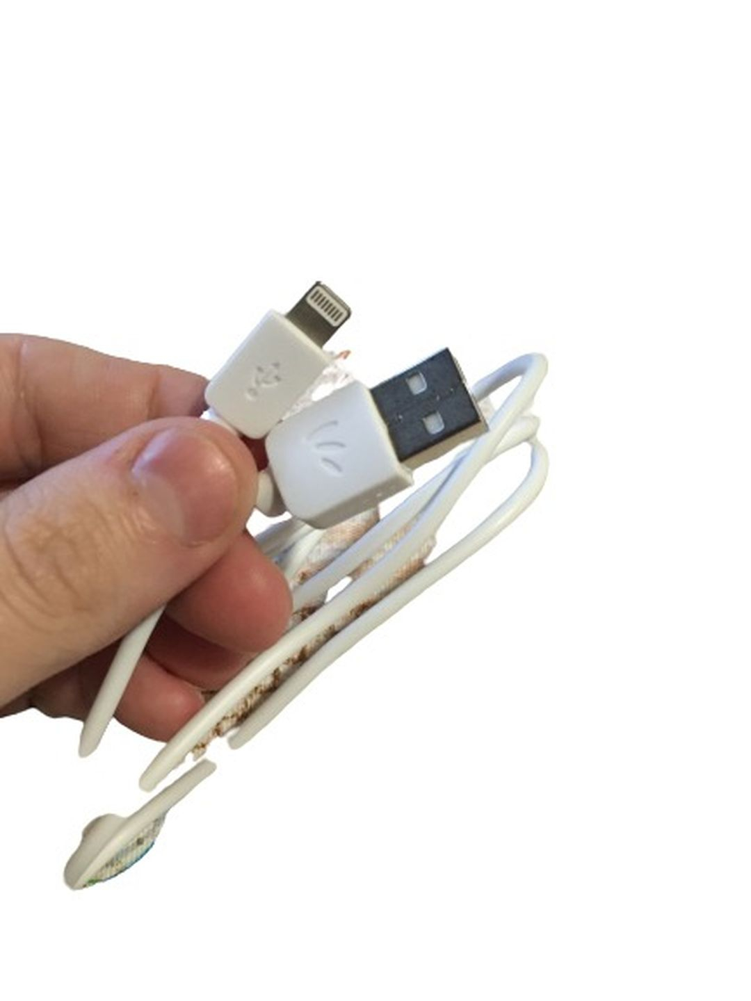 Зарядный провод USB для iPhone 5, 6, 7, 8, X, 11, iPad Mini, iPad Air  купить по цене 65 ₽ в интернет-магазине KazanExpress