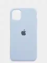 Синий меланж чехол Silicone Case для iPhone 11