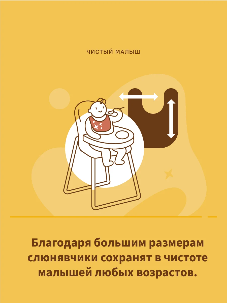 Нагрудники муслиновые Qwhimsy "Экология", 4 штуки