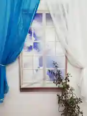 Штора для кухни "Софи" синий
