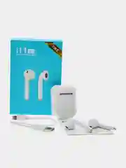 Белый наушники беспроводные Bluetooth i11 TWS
