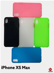 Матовый силиконовый чехол для iPhone XS Max