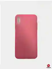 Розовый матовый силиконовый чехол для iPhone XS Max