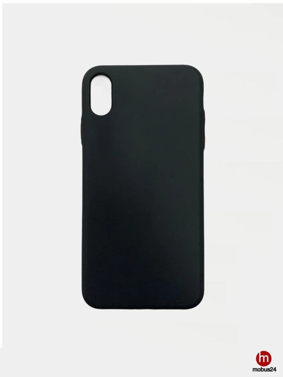 Черный матовый силиконовый чехол для iPhone XS Max