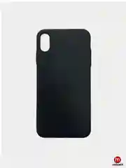 Черный матовый силиконовый чехол для iPhone XS Max
