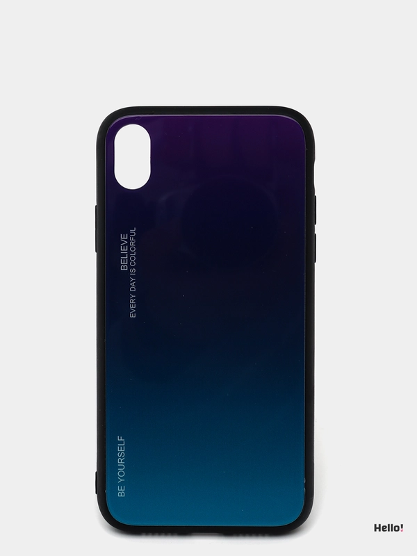 Чехол для Apple iPhone XS Max из закалённого стекла, 7 цветов