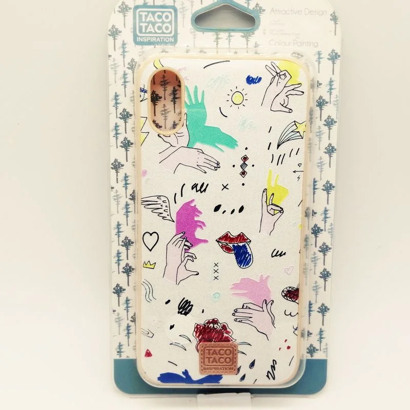 Коралловый силиконовый чехол для iPhone X, XS