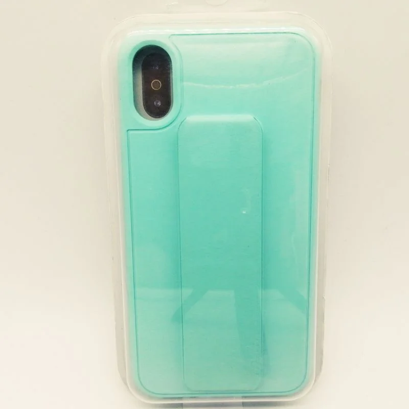 Бирюзовый силиконовый чехол для iPhone X, XS