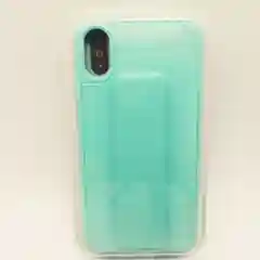 Бирюзовый силиконовый чехол для iPhone X, XS
