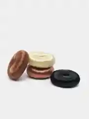 Бежевый бублик для пучка