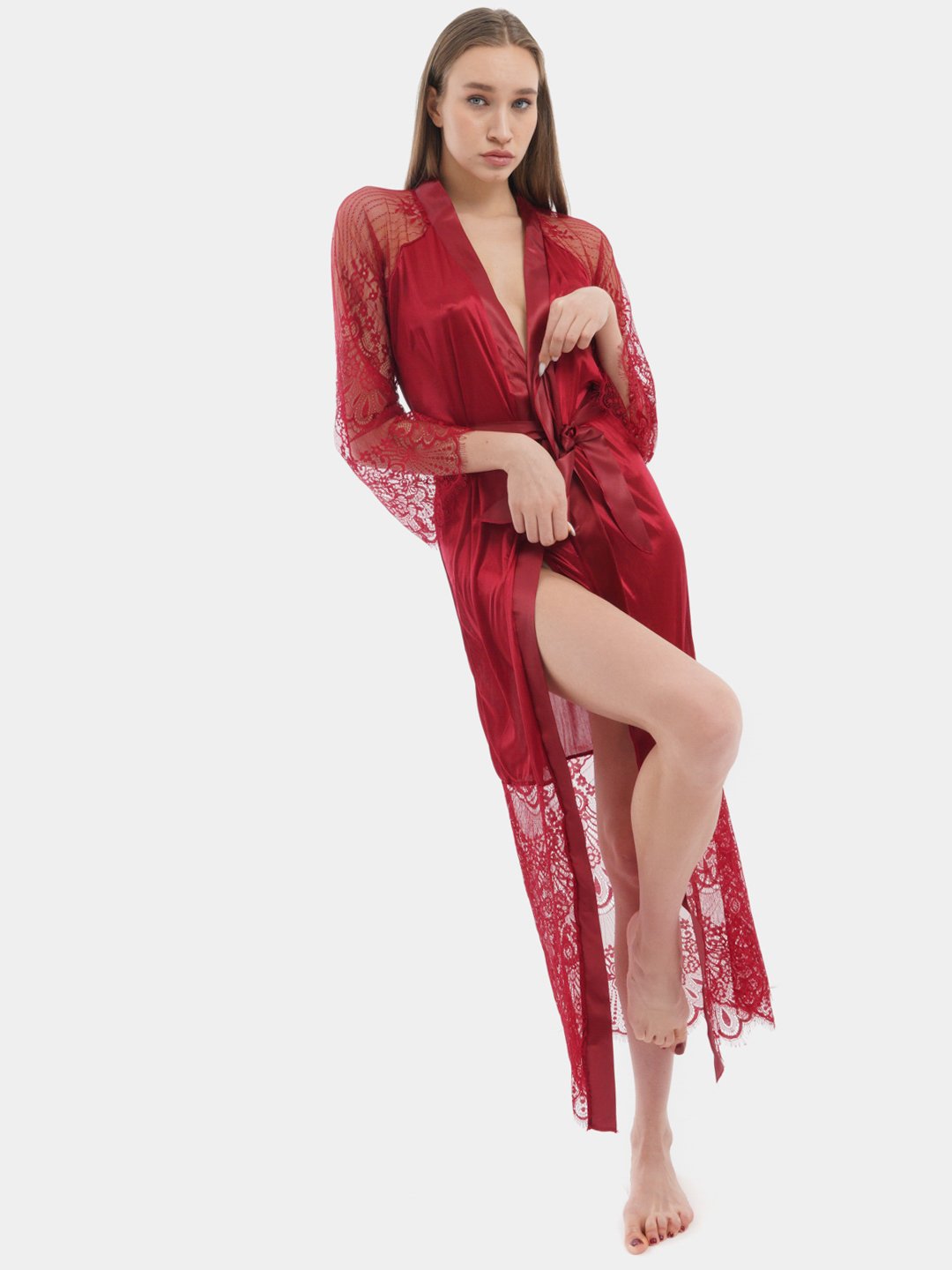 Сексуальный женский халат Obsessive Sensuelia robe (Обсессив Польша)