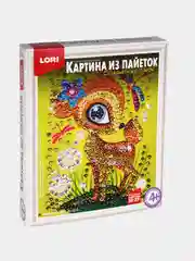 Картина из пайеток "Олененок"