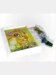 Картина из пайеток "Олененок"
