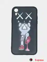 Черный матовый чехол с принтом iPhone 6s / 7 / 8 / se2 / 7/8plus / x / xr / 11 / 11pro/11 pro max