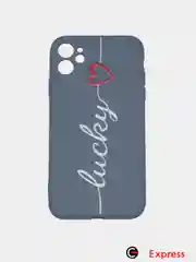 Синий меланж матовый чехол с принтом iPhone 6s / 7 / 8 / se2 / 7/8plus / x / xr / 11 / 11pro/11 pro max