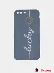 Небесно-голубой матовый чехол с принтом iPhone 6s / 7 / 8 / se2 / 7/8plus / x / xr / 11 / 11pro/11 pro max