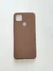Коричневый xiaomi Redmi 9C чехол силиконовый цветной