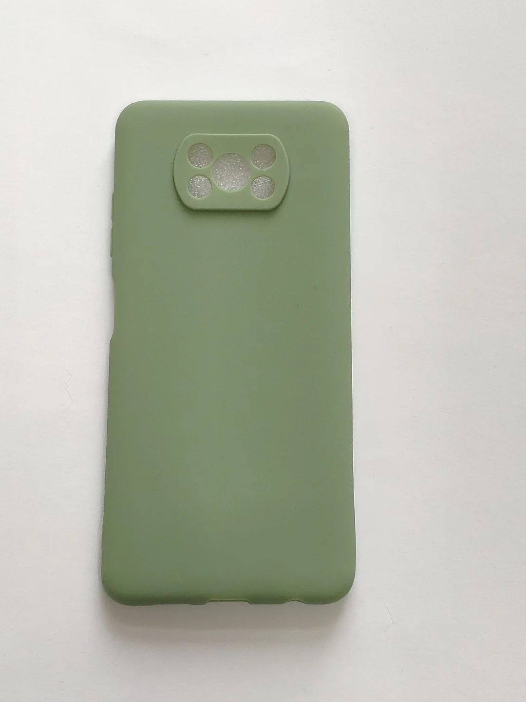 Красный xiaomi Poco X3 чехол силиконовый цветной