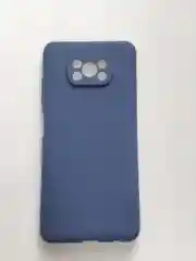 Красный xiaomi Poco X3 чехол силиконовый цветной