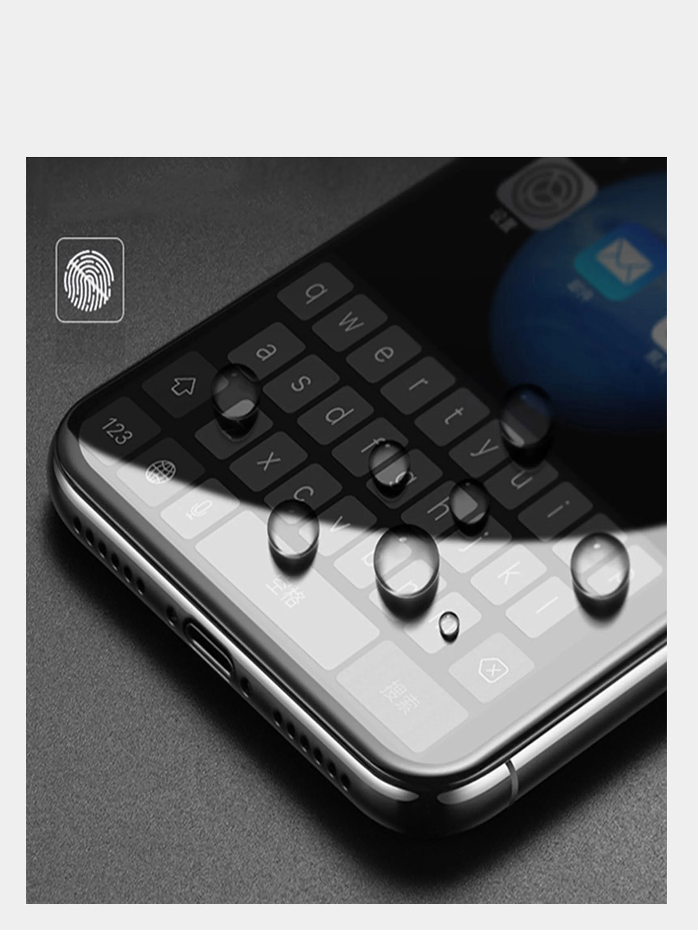 Защитное стекло 9 D c черной рамкой для  iphone 6/6S, 6+/6S+, 7/8, 7+/8+, X/XS, XR/11