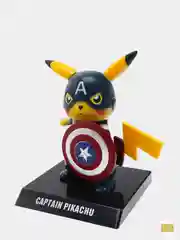 Белый фигурки Pikachu Cosplay (Пикачу Наруто, Дэдпул, Капитан, Железный Человек, Паук) 4 вида