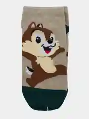 Коричневый носочки с героями мультфильмов