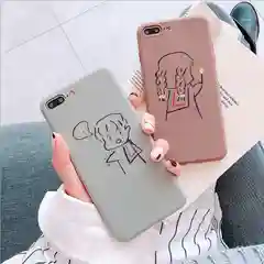 Матовый чехол с принтом iPhone 6s / 7 / 8 / se2 / 7/8plus / x / xr / 11 / 11pro/11 pro max