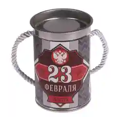 Галстук, в металлическом тубусе